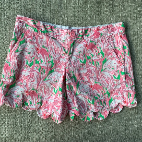 Lilly Pulitzer Pants - Lilly Pulitzer Buttercup Scallop Shorts